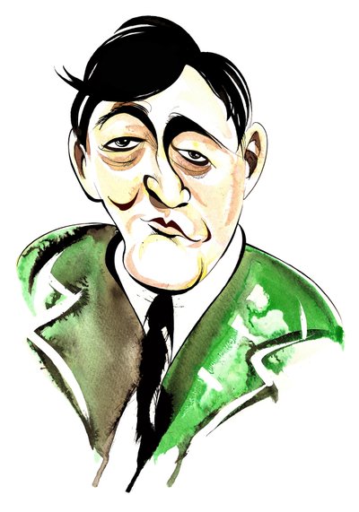 Stephen Fry (caricature) by Neale Osborne